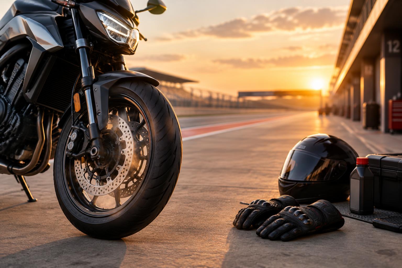 Préparer une moto de route pour le circuit